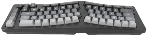 Omquot Compact Wired Gaming Keyboard RGB Backlit for PC Ergonomic Membrane Keyboard 69 Keys for Home Office