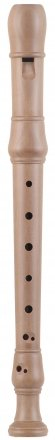 Küng Flûte à bec soprano en bois de poirier marron naturel
