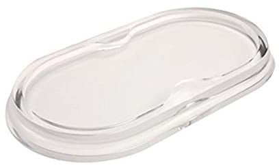 T&G Clear Acrylic Double Mill Rest / Work Surface and Dining Table Protector, 15.5 x 8.8 x 1.2 cm