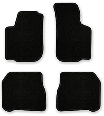 Bär-AfC Auto Fußmatten Basic passend für Skoda Octavia 1 1U 1996-2010, Autoteppiche Nadelvlies Schwarz, Rand Kettelung Schwarz, Set 4-teilig, SK03503