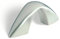 SIRO Möbelgriff Mülsen, Modern, Design, Kunststoff nickel matt, 64 mm x 26 mm x 6 mm, LA 32 mm, M618-64VGG7