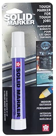 SAKURA Solid Paint Markers - Permanent Marker Paint Pens - Window, Wood, & Glass Marker - White Paint - 1 Pack