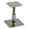 Pied de poteau reglable 100-150 bichro 100x100 - 130x130 Simpson