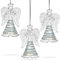 Sikora BS243 Engel Christbaumschmuck Glas Figur Weihnachtsbaum Anhänger 3er Set