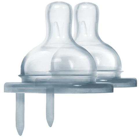 Pura Kiki 897261002818 Silikonsauger, langsamer Durchfluss, 2 stück je box
