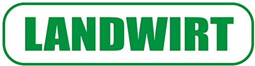 INDIGOS UG - Magnetschild Landwirt 30 x 8 cm reflektierend - Magnetfolie für Auto - LKW - Truck - Baustelle - Firma