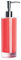 Excelsa Linea Bagno Seifenspender 300ml in rot, Polystyrol, 6.5 x 6.5 x 22 cm