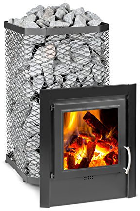 Wooden Sauna Stove Finn MH 9,0 kW (2nd Stage of 1st Bimschv Holzbeheizter Oven)