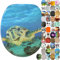 Sanilo Soft Close Toilet Seat, Wide Choice of New Toilet Seats, Stable Hinges, Easy to Mount (Turtle)