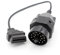 LoongGate Alte 20 Pin zu OBDII 16 Pin Adapter Stecker Kabel 4 Pin Pass Durch Für 1982-2001 E28 E30, E34, E36, E38, E39 (30 cm)