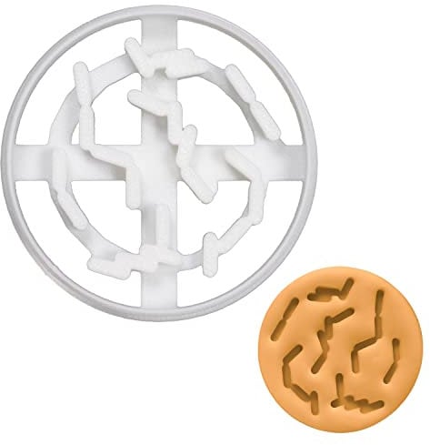 BAKERLOGY Bacillus Bacteria Cookie Cutter - Detailed Biscuit Cutter Design for Baking and Crafts, Ideal on Fondant, Dough, Clay