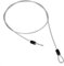 Bloqueo de Cable, 39.4in Bloqueo de Acero Inoxidable Cable de Seguridad Cable de Bloqueo de Bloqueo para Bolsas, Maletas, Equipaje, Bicicletas(Plata)