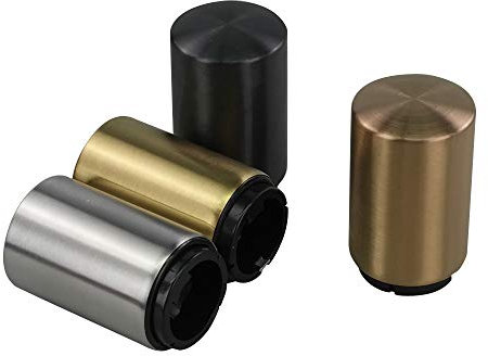Ponpong Abridor Barra Abrebotellas Botellas Abrebotellas Abridor de Botellas de Cerveza Abridor de Cerveza Automático Magnético de Acero Inoxidable, 4 Colores, 4 Unidades
