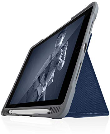 STM Goods Dux Plus Duo - Funda para iPad de 7ª/8ª/9ª generación, Color Azul Medianoche