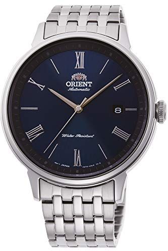 Orient Herren Analog Automatik Uhr mit Edelstahl Armband RA-AC0J03L10B