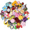J.CARP 60Pcs Random Assorted Iron on Patches, Cute Sewing Applique for Jackets, Hats, Backpacks, Jeans, DIY Accessories, Style 2