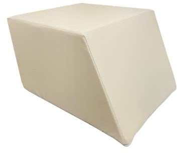miasuite i sogni italiani Cuscino a Trapezio per gambe, Supporto per sollevamento gambe, misura 55x40x30 cm - Waterfoam, Rivestimento Sfoderabile e Impermeabile