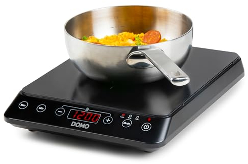 DOMO DO337IP Induktionskochplatte - 1 Kochfeld - Ø 18 cm