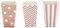 LANTRO JS 36pcs Popcorn Cups, Popcorn Containers, Top Opening Paper Popcorn Boxes, Top Popcorn Cups Portable Popcorn Cups(Rose Gold)