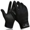 WESTWOOD FOX WFX Thermo-Handschuhe, Winter-Fahrradhandschuhe, Thinsulate, Touchscreen, leicht wasserdicht, rutschfest, Winddicht, Herren-Handschuhe, Geschenke für Männer und Frauen, Schwarz, M