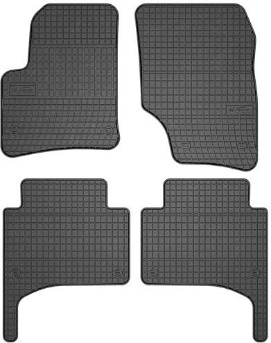 SMK Gummimatten auto fußmatten Satz passend für Porsche Cayenne I 2002-2010 Erleben Sie einen neuen Standard des Reisens mit rutschfesten auto fussmatten - Mehrjahres- auto teppiche für alle Straßenve