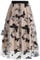 Damen T?llrock Langes Schmetterling Stickerei Rock Elegant Elastischer A-Linie Lagenrock T?ll Midir?cke Hohe Taille L?ssige M?dchen Rock Vintage 50er Meshrock Sommerrock Maxirock Aprikose L