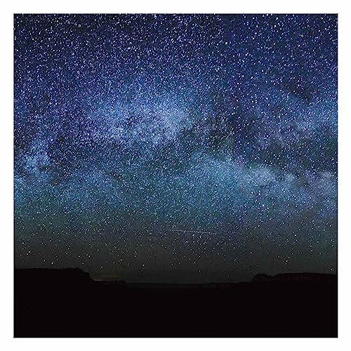 Bilderwelten Fototapete Jugendzimmer Leuchten Sternenhimmel 240 x 240 cm Vlies-Tapete XXL Smart Wandtapete Wanddekoration Wohnzimmer Schlafzimmer