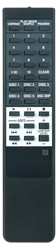 AULCMEET RM-DC41 Remote Control Replace fit for Sony CD Player CDP-C260Z CDP-C350Z CDP-CE315 CDP-CE405 CDPC260Z CDPC350Z CDPCE315 CDPCE405 RMDC41