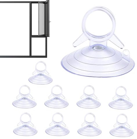Maciun Ventouses en Verre de Voiture | Ventouses Pare-Soleil pour Voiture,Ventouses réutilisables pour Pare-Brise en Verre de Voiture, pour Salle de Bain, Cuisine, fenêtre
