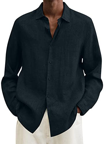 Prime Deals of The Day Today Only Chemise Rose Fushia Homme Chemise Col Mao Bleu Chemise Paillette Homme Chemise Blanche Homme 5XL Chemise Blanche en Lin Homme Todays Daily Deals