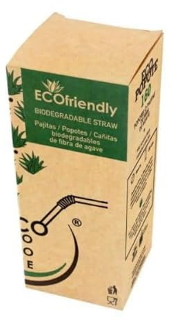 Pajitas Bio Ecopopote Agave 20 cm x 160 uds.