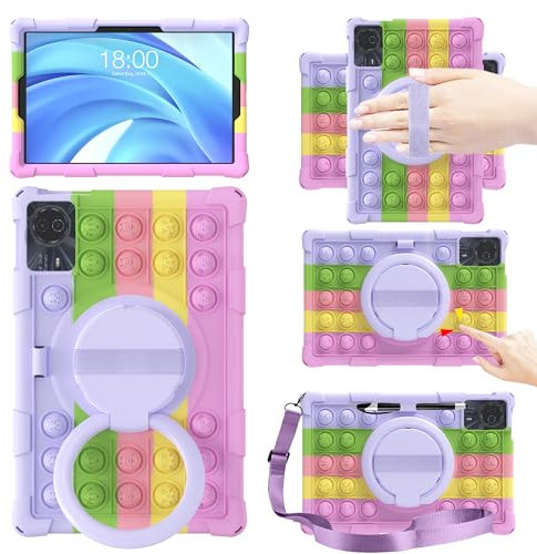 EspZanthic Funda para DOOGEE T30 Pro, Rotación de 360 Grados de Función de Soporte Funda para DOOGEE T40 / DOOGEE T30 Ultra/DOOGEE T30S/T30SE 11 Pulgadas Tablet