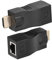 Rallonge HDMI, Adaptateur HDMI vers Ethernet 2 Pièces, Câble Ethernet Rj45 vers HDMI, Distance de Transmission de 30 M, pour Connecter des Appareils HDMI sur de Longues Distances