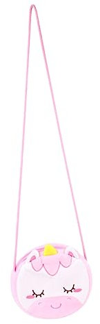 SOIMISS Einhornförmige Cartoon-Tasche Mit Reißverschluss Kreative Schicke Umhängetasche Für Junge Mädchen Hübsche Tragetasche Für Mädchen Kleine Aufbewahrungstasche Für Kleinigkeiten