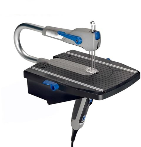 Variable Speed Compact Scroll Saw Kit, Scroll Saw, Fretsaw, 1500-2250/min No-load Speed, 0.7 Max Cutting Depth, 9.8/0.3 Throat Depth/stroke, for Wood, Metal, Plastic