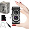 Retro Mini Camera, 1080p FHD Video, HD Autofocus, Portable SLR Retro SLR Vintage Mini Digital Camera, 12MP Vintage with, FHD Vlogging for Kids, Teens & Adults with(16G Card)
