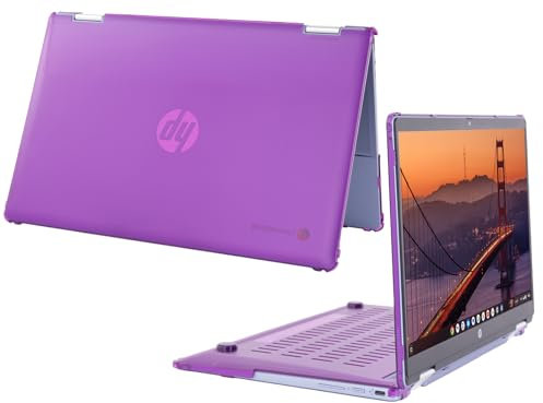mCover Coque rigide uniquement compatible avec les ordinateurs portables HP Chromebook x360 14B-CD0000 Series 2024 ~ 2025 14 (ne convient pas aux autres HP Chromebook et ordinateurs portables