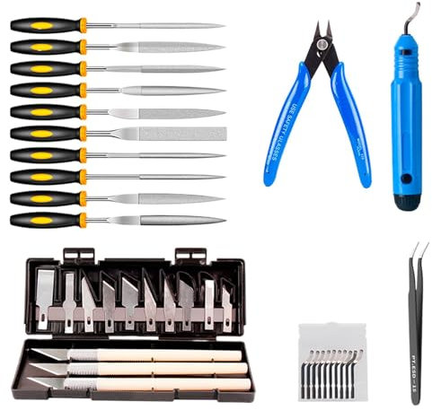 3D Printer Accessories | 3D Printer Accessories Removal Tools,Printing Parts Deburring Gadgets Cutting Pad Storage Bag for Removing, Finishing, Cleaning