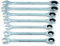 Laser 9124 Ratchet Ring Combination Spanner Set 20-32mm - 7pc