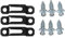 Gatuida Lot de 50 Sets de Vis de Fixation Dissimulées pour Armoire Connecteur en Acier Manganèse Installation Facile Accessoires de Meuble Fixation Invisible pour Placard