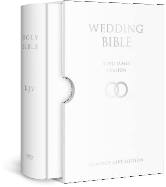 HOLY BIBLE: King James Version (KJV) White Compact Wedding Edition