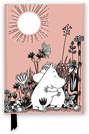 Moomin Love (Foiled Journal) (Flame Tree Notebooks): Unser hochwertiges, liniertes Blankbook mit festem, künstlerisch geprägtem Einband und ... Notizbuch DIN A 5 mit Magnetverschluss)