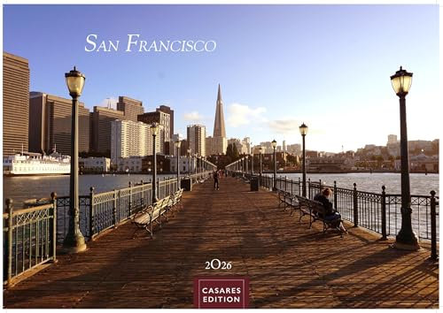 San Francisco Kalender 2026 – Wandkalender | Fotokalender Nordamerika 24x35cm – Golden Gate, Cable Cars & City Vibes als stilvolle Wanddeko für Fans der Westküste