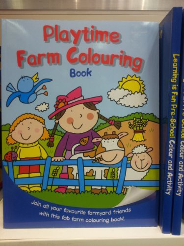 Playtime farm colouring book
