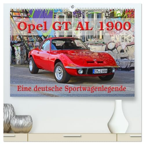 Opel GT 1900 AL Eine deutsche Sportwagenlegende (hochwertiger Premium Wandkalender 2026 DIN A2 quer), Kunstdruck in Hochglanz: nur fliegen ist schöner (CALVENDO Mobilitaet)