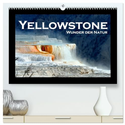 Yellowstone - Wunder der Natur (hochwertiger Premium Wandkalender 2026 DIN A2 quer), Kunstdruck in Hochglanz: Faszinierende Bilder aus dem ältesten Nationalpark der Welt (CALVENDO Natur)