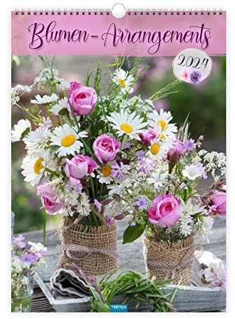 Trötsch Großbildkalender Blumen-Arrangements 2024: Wandkalender