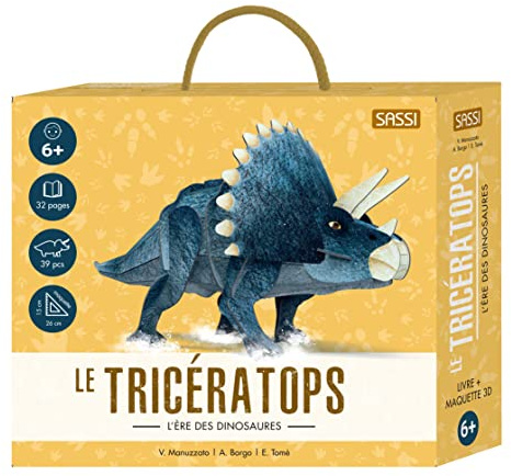 Le triceratops. L'ère des dinosaures 3D. Baby Dino. Con modellino 3D (Science)