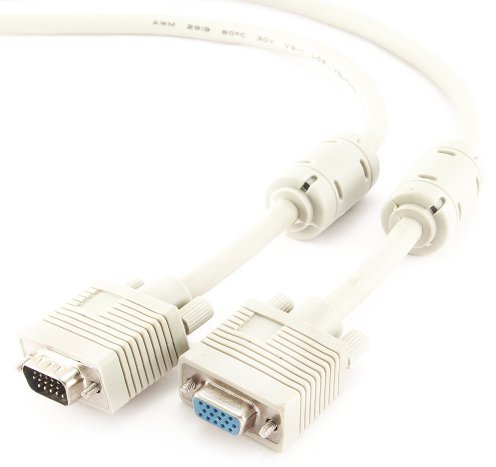 Cavo Prolunga VGA HD15M/HD15F Doppia schermatura ferrite, 5MT - CC-PPVGAX-5M - KEYTECK