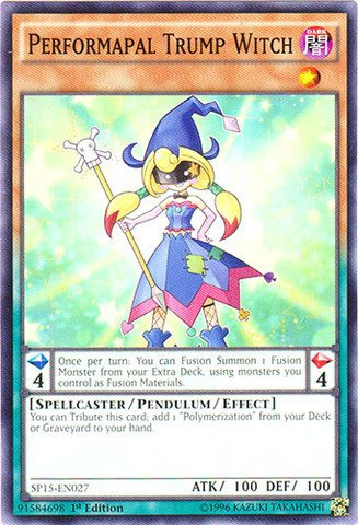 YU-GI-OH! - Performapal Trump Witch (SP15-EN027) - Star Pack ARC-V - 1st Edition - Common